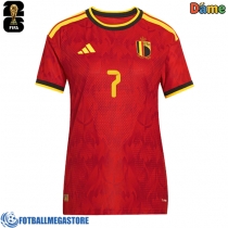 Fotballdrakt Dame Belgia Kevin De Bruyne #7 Hjemmedrakt VM 2026 Kortermet